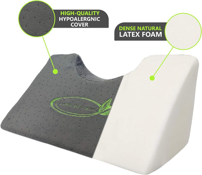 Cervical Wedge Pillow - Tension Muscle Relief & Relaxer, Contoured Support for Neck & Shoulder