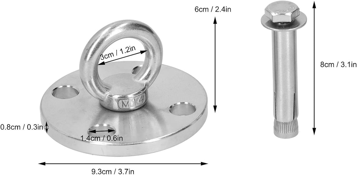 Fixing Hanger Hammock Sandbag Roof Swing Bearing Hook for Bracket Buckle Rope Hammock Tree Straps (DG-08)