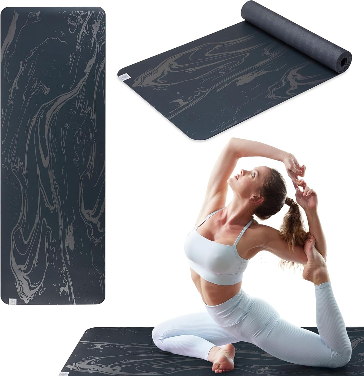 Dry-Grip Yoga Mat, Non-Slip, Hot Yoga
