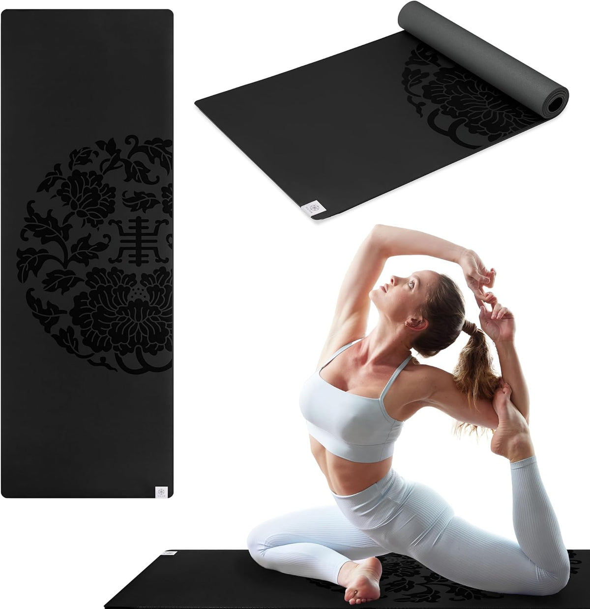 Dry-Grip Yoga Mat, Non-Slip, Hot Yoga