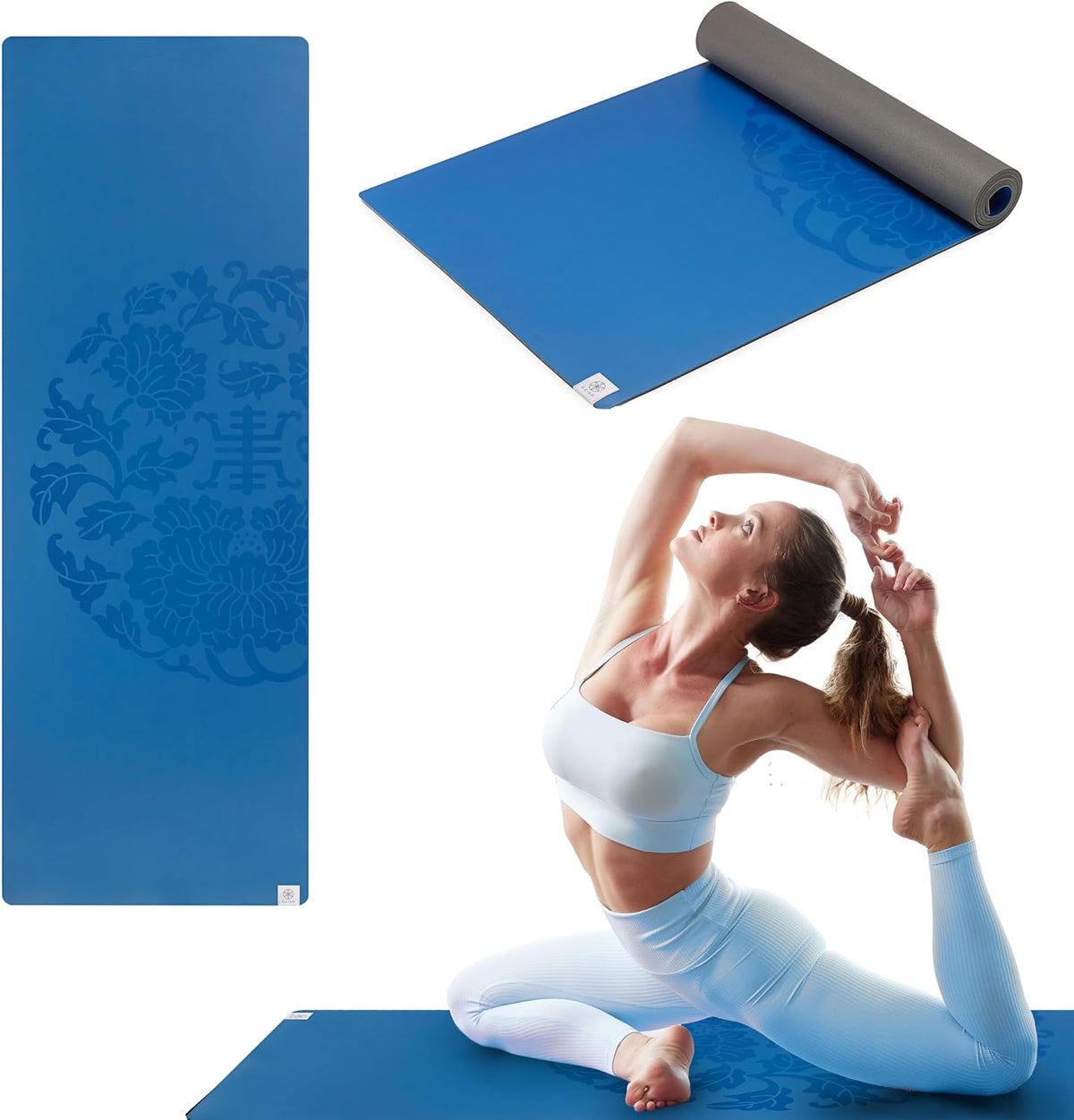 Dry-Grip Yoga Mat, Non-Slip, Hot Yoga