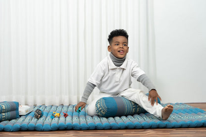 Yoga Bolster Pillow Bolster Pilates Size 23.5x6in | Premium Natural Kapok | Eco-friendly | Comfortable Long Pillow Support | Yoga Pillow, Yoga Exercise