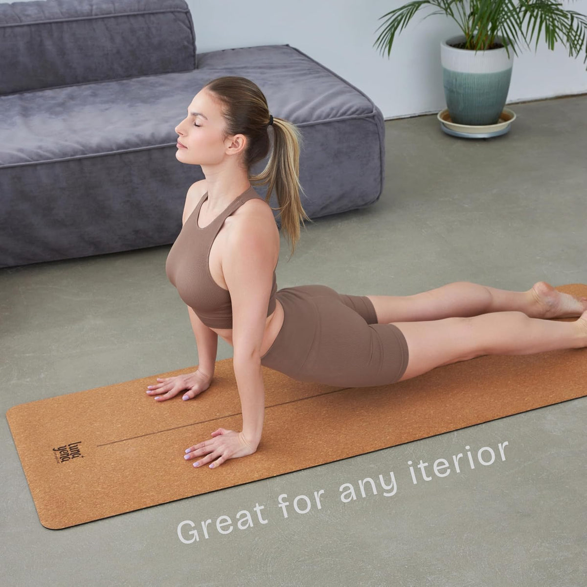 Cork Yoga Mat - Eco-Friendly Non-Slip Natural Cork & Non-Toxic Rubber Base for Women & Men, 4mm Thick for Hot Yoga/Pilates/Fitness, 72"x24" Durable Sustainable Design for Home/Studio/Outdoor