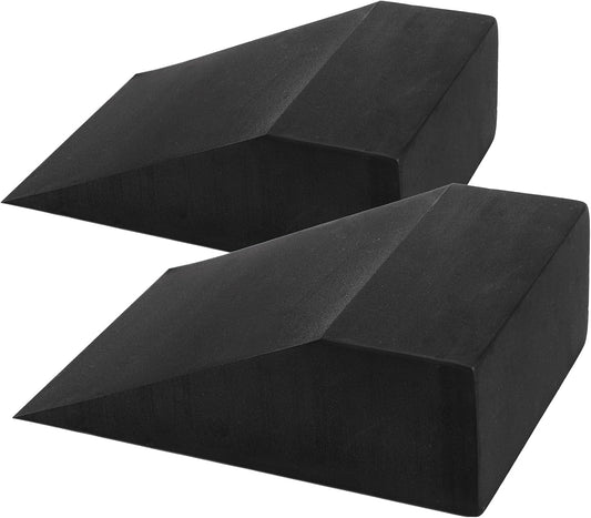 2 Pcs Yoga Foam Squat Wedge Blocks, Professional Squat Ramp for Heel Elevated Squat, Lightweight Calf Stretcher Slant Board for Fitness, Squat, Push Up, Weightlifting