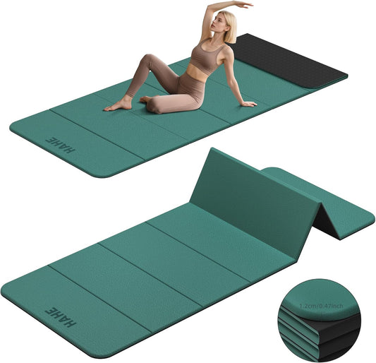 7-Fold Design Extra Thick Yoga Mat 72"L x 24"W x 0.47", TPE