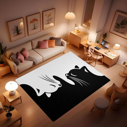 Butterfly Carpet Area Rug - Lovely Butterflies Printed Carpets for Kids Butterfly Theme Living Room Indoor Bedroom Decor Soft Polyester Yoga Mat 2'x3'