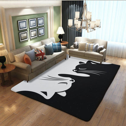 Butterfly Carpet Area Rug - Lovely Butterflies Printed Carpets for Kids Butterfly Theme Living Room Indoor Bedroom Decor Soft Polyester Yoga Mat 2'x3'