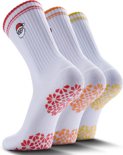 Women Pilates Grip Socks, Crew Sticky Socks