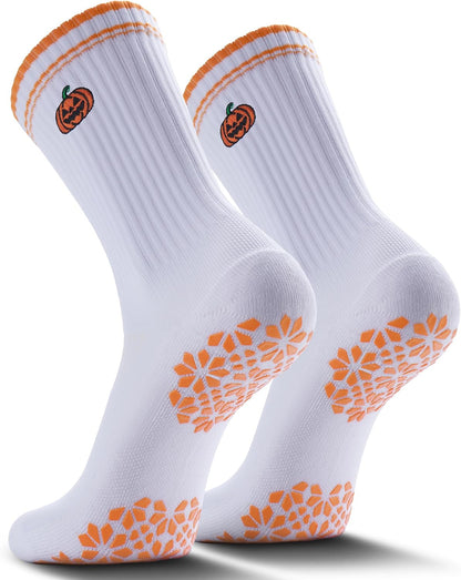 Women Pilates Grip Socks, Crew Sticky Socks