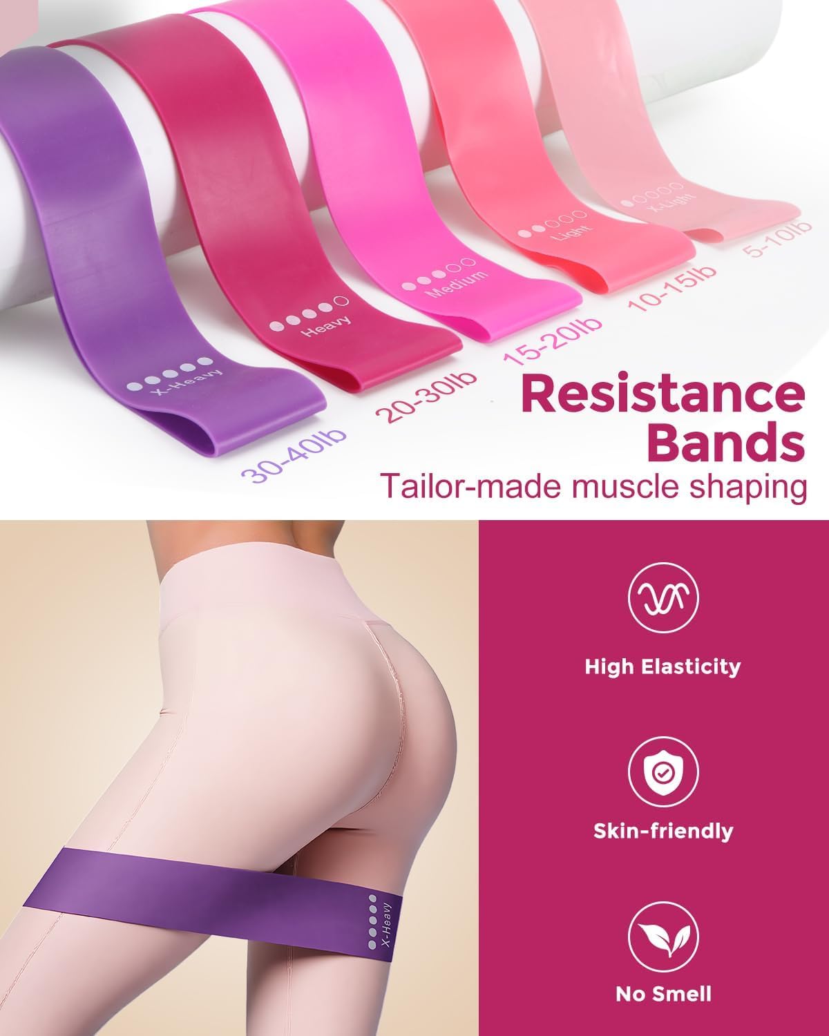 Home Pilates Essentials Kit for Women, Magic Circle Pilates Equipment Ring and Ball Set, Resistance Bands Workout Guide Video for 28 Day Pilates Challenge Starter Kit for Beginners
