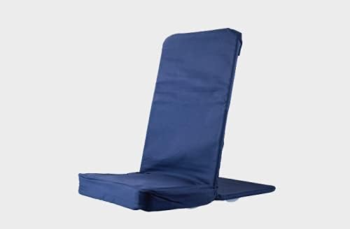 Original BackJack-Made in THE USA- Royal Cotton Fabric Lightweight Floor Seating Chair for Gaming, Families, Parents, Daycare, Back Support, Reading, Yoga, Meditation, Dorm, School