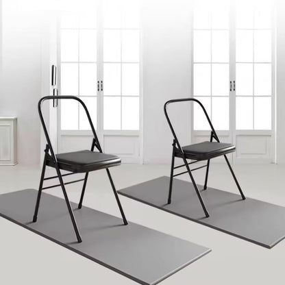 Yoga Chair, Pilates Chair,Yoga Inversion Chair,Backless Yoga Chair Props,Yoga Chair Iyengar,Black-31.5in