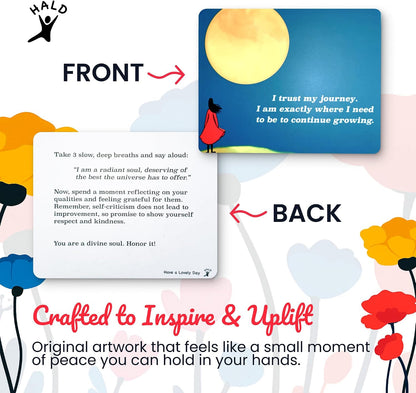 Positive Affirmation Cards for Mindfulness - 60 Motivational Cards