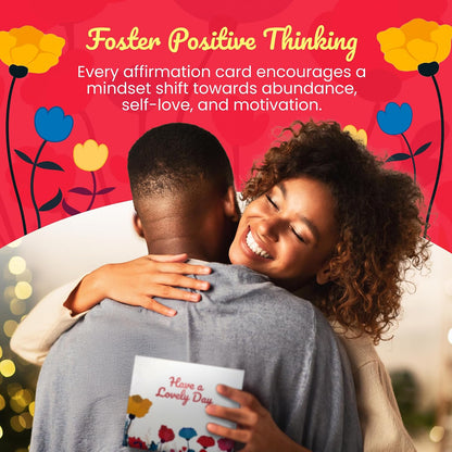 Positive Affirmation Cards for Mindfulness - 60 Motivational Cards