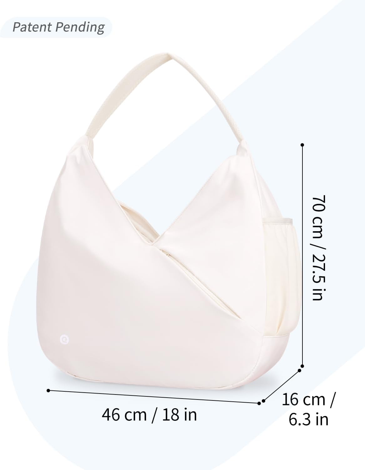 Ceneda Large Gym Bag for Women with Hidden Yoga Mat Holder & Shoe Compartment & Wet Pocket, Sports Duffle Bag for Travel