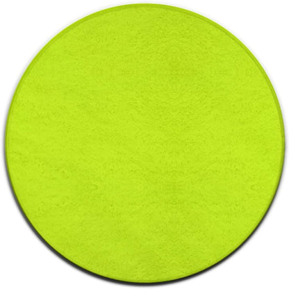 Machine Washable Modern Round Area Rug, Room Sofa Yoga Soft Round Carpet, Home Decor Non Slip Kitchen Office Circle Rug Grey, 24inch
