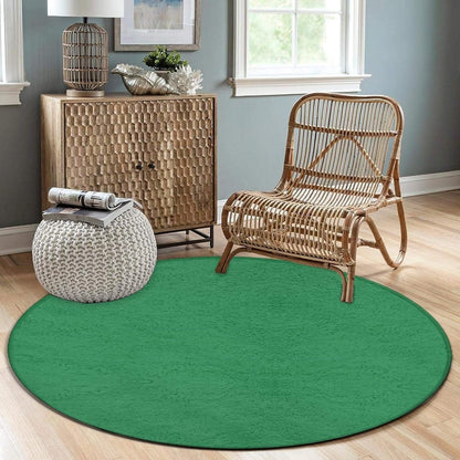 Machine Washable Modern Round Area Rug, Room Sofa Yoga Soft Round Carpet, Home Decor Non Slip Kitchen Office Circle Rug Grey, 24inch