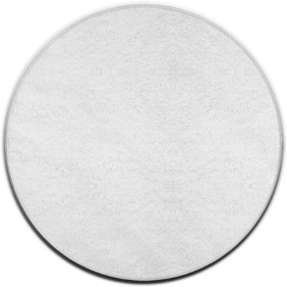 Machine Washable Modern Round Area Rug, Room Sofa Yoga Soft Round Carpet, Home Decor Non Slip Kitchen Office Circle Rug Grey, 24inch