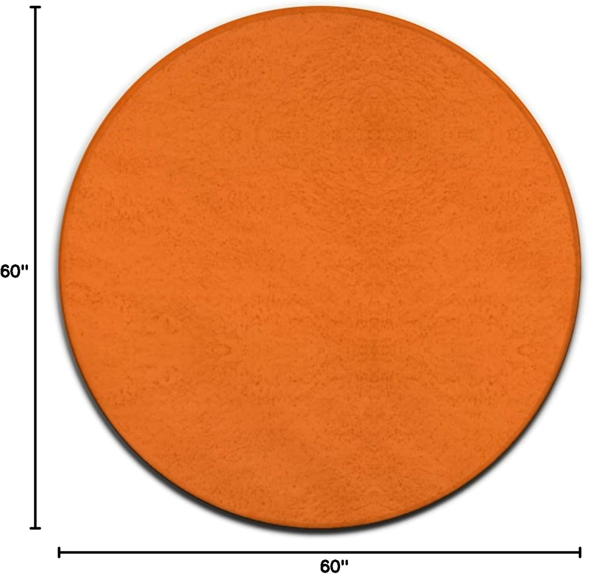 Machine Washable Modern Round Area Rug, Room Sofa Yoga Soft Round Carpet, Home Decor Non Slip Kitchen Office Circle Rug Grey, 24inch