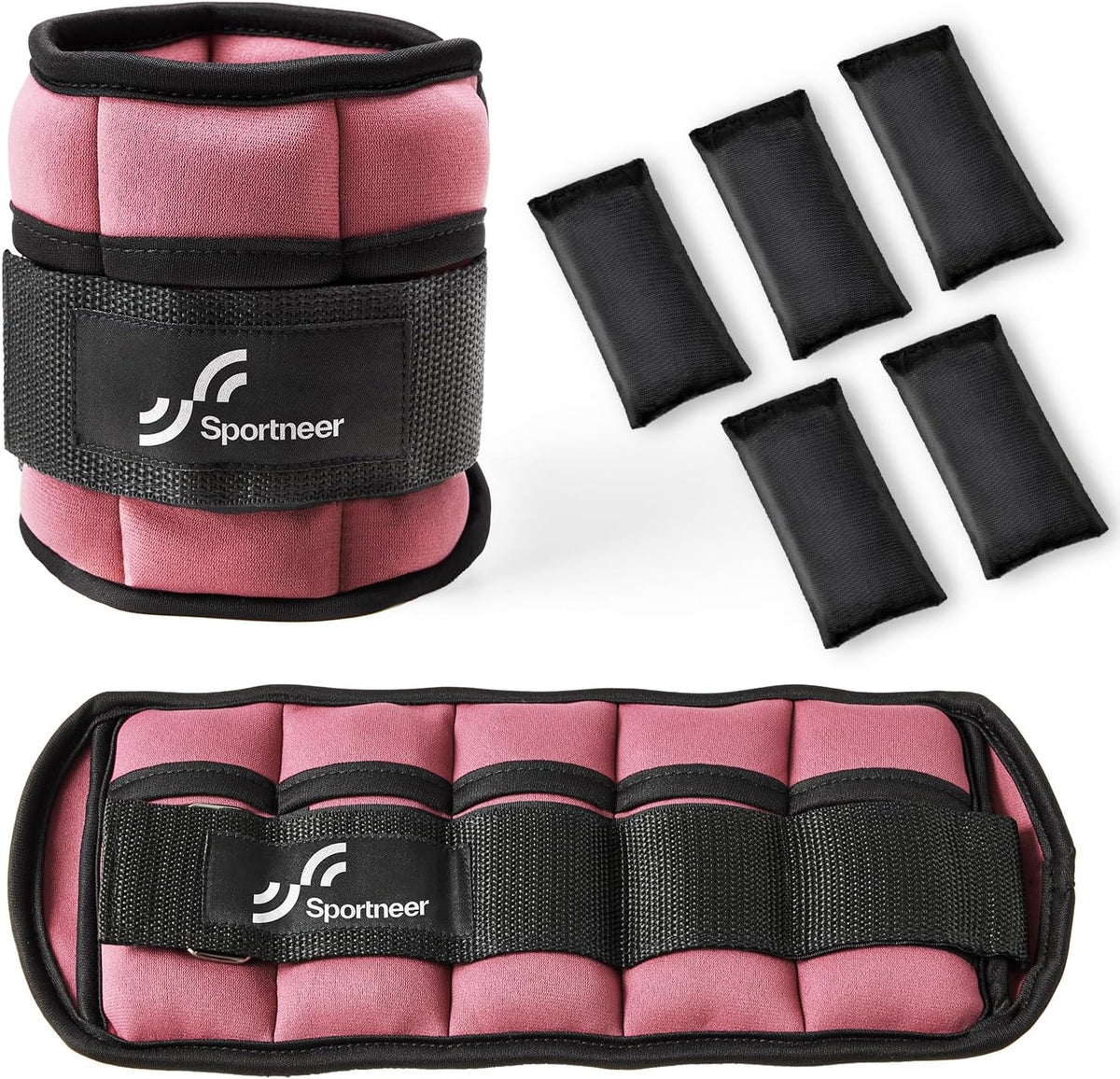 Adjustable Ankle and Wrist Weights for Women Pair of 4lb/13lb