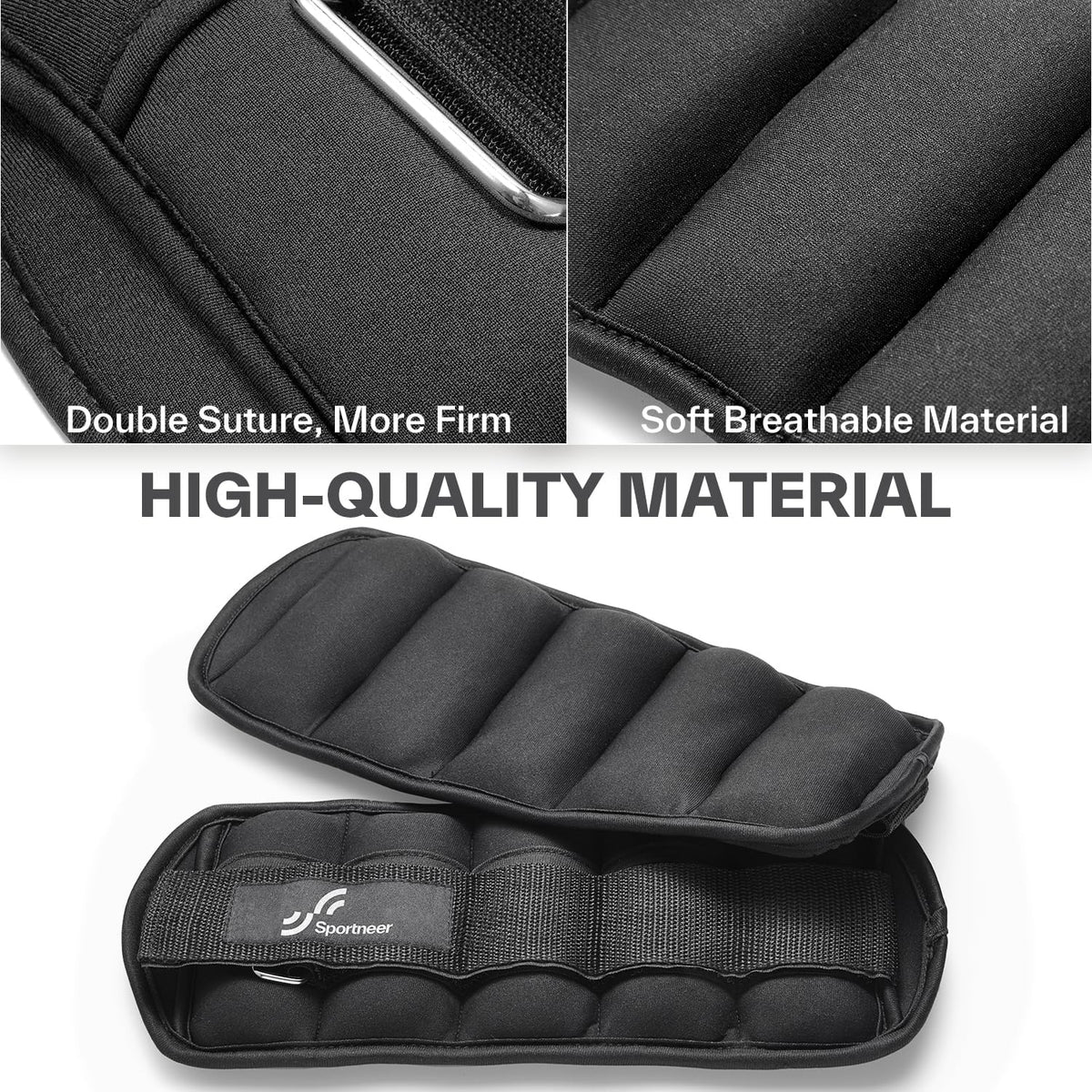 Adjustable Ankle and Wrist Weights for Women Pair of 4lb/13lb