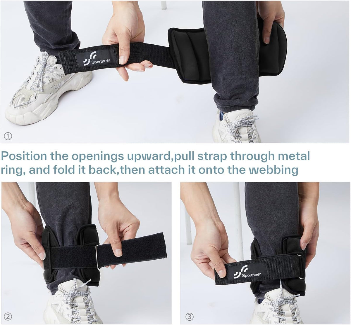 Adjustable Ankle and Wrist Weights for Women Pair of 4lb/13lb