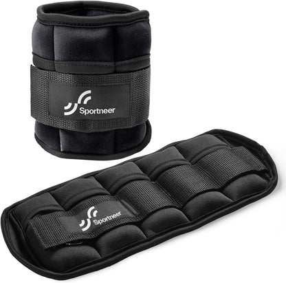 Adjustable Ankle and Wrist Weights for Women Pair of 4lb/13lb