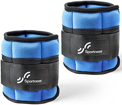 Adjustable Ankle and Wrist Weights for Women Pair of 4lb/13lb
