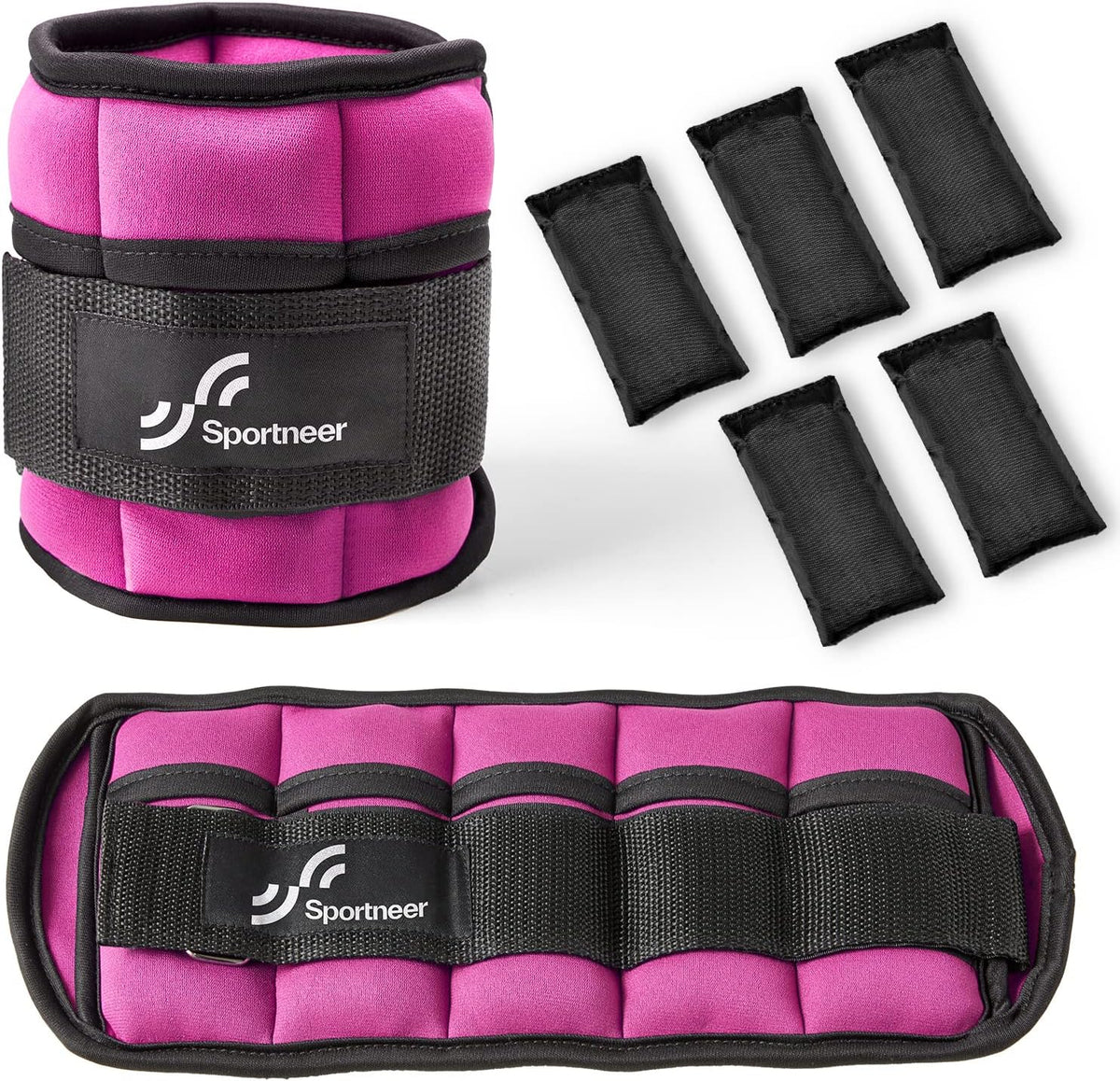 Adjustable Ankle and Wrist Weights for Women Pair of 4lb/13lb