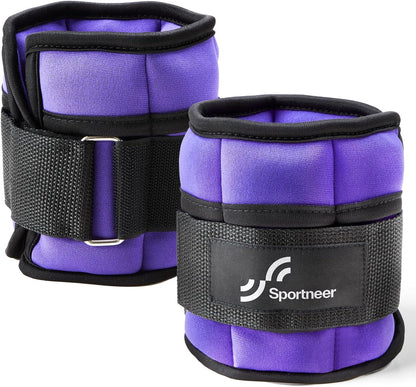 Adjustable Ankle and Wrist Weights for Women Pair of 4lb/13lb