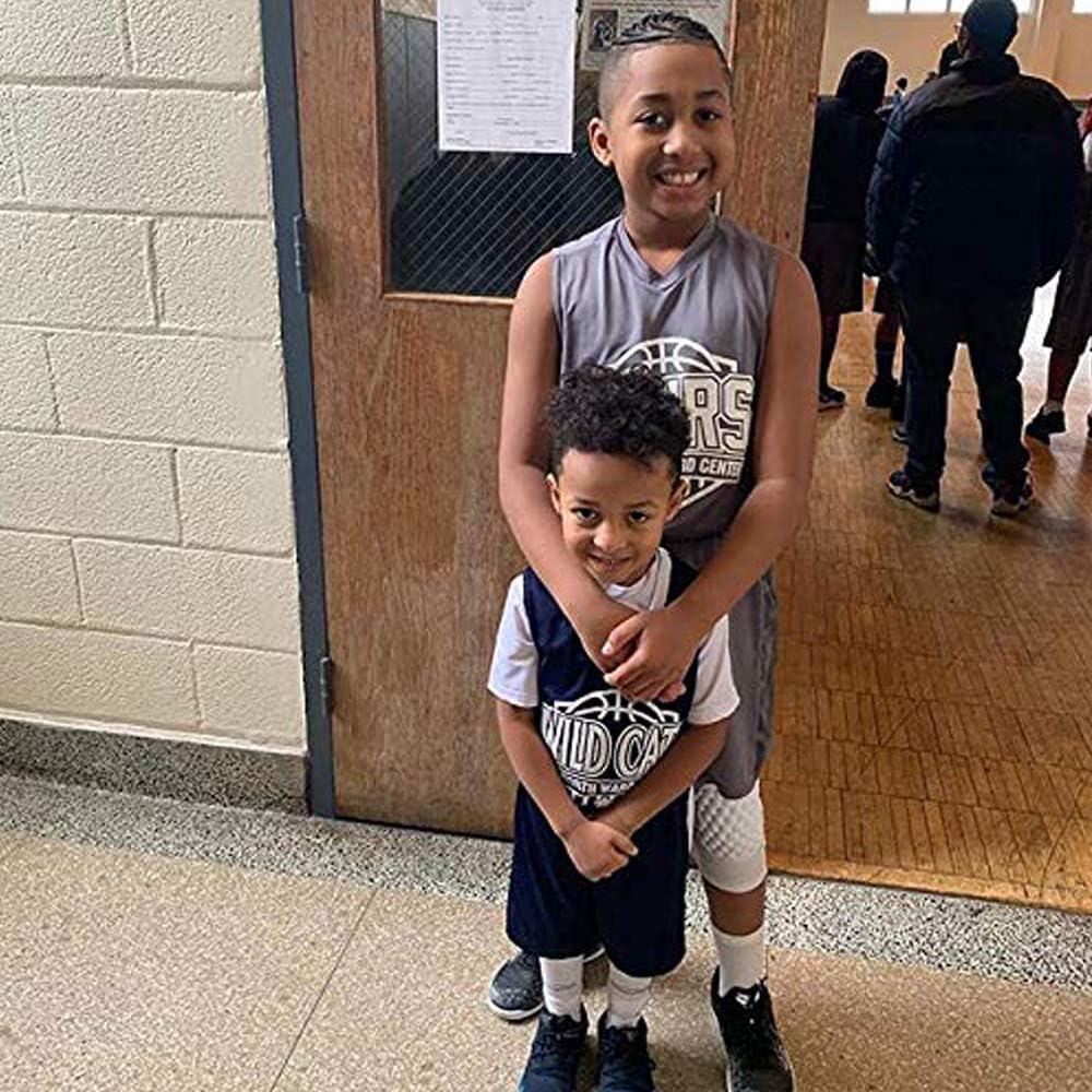 Basketball Leggings with Knee Pads for Kids Youth 3/4