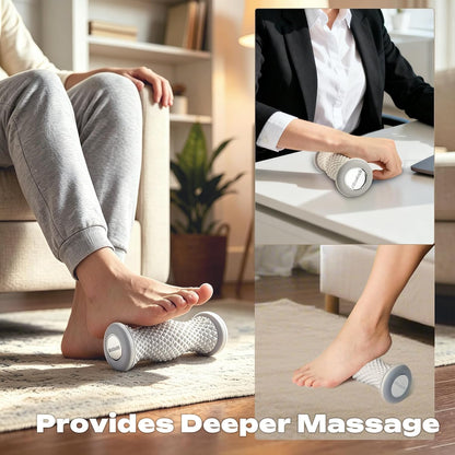 Foot Massager Roller with 459 Spiky Massage Points, Durable PP Material, Plantar Fasciitis Relief, Deep Massage for Heel & Arch Pain, Reflexology Acupressure Tool for Muscle Relaxation