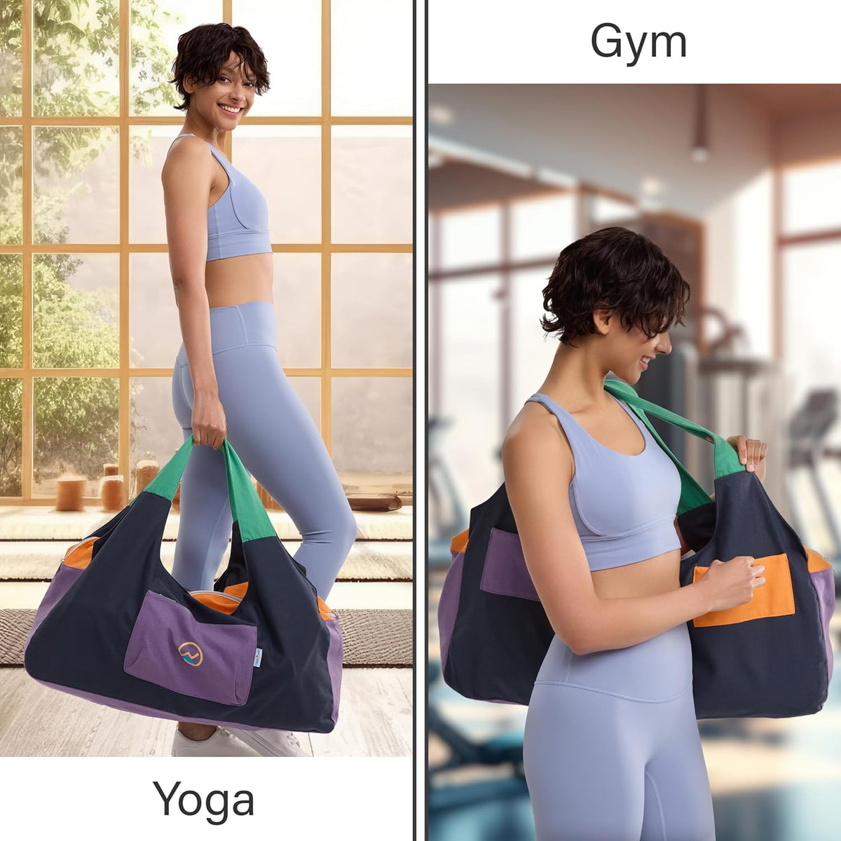 Yoga Bags and Carriers Fits All Your Stuff, Extra Large Yoga Mat Bag Full Zip Yoga Mat Bag with 3 Zipper pockets