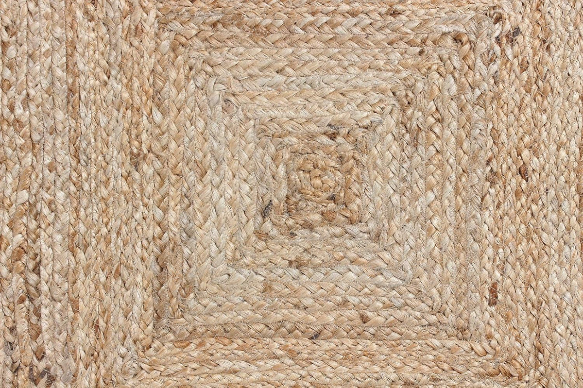 Premium Quality Jute Rug 2x3 Kilim Area Rug Hand Braided Jute Geometric Pattern Beige Hand Woven Boho Flatweave Carpet Indoor Outdoor Rugs for Kitchen Garden Yoga Mat - Colors B