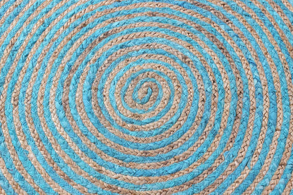 Premium Quality Jute Rug 2x3 Kilim Area Rug Hand Braided Jute Geometric Pattern Beige Hand Woven Boho Flatweave Carpet Indoor Outdoor Rugs for Kitchen Garden Yoga Mat - Colors B