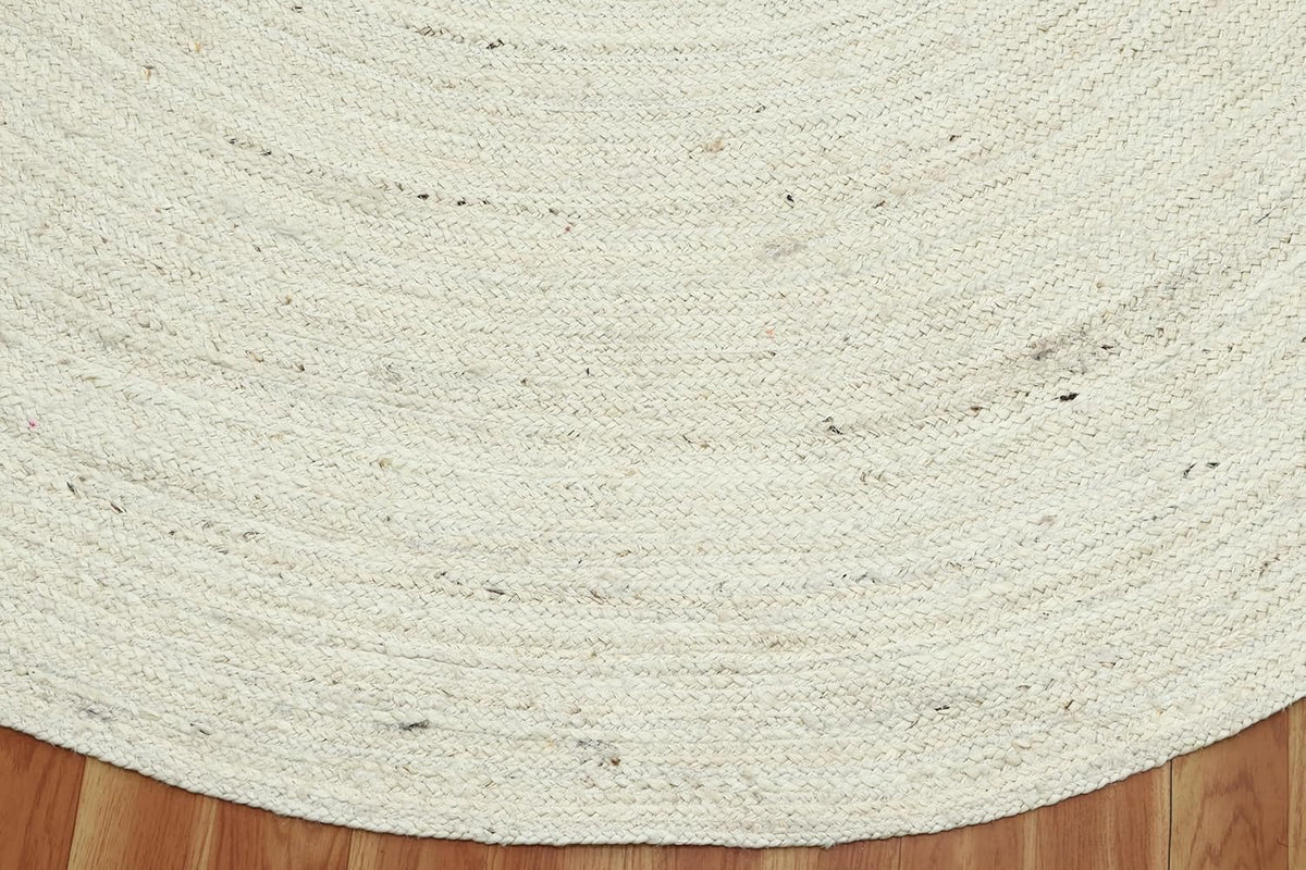 Premium Quality Jute Rug 2x3 Kilim Area Rug Hand Braided Jute Geometric Pattern Beige Hand Woven Boho Flatweave Carpet Indoor Outdoor Rugs for Kitchen Garden Yoga Mat - Colors B
