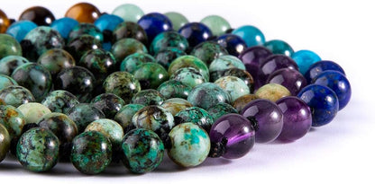 108 Mala Beads Necklace Life Tree 7 Chakra Wrap Bracelet Real Healing Gemstone Yoga Meditation Hand Knotted Mala Prayer Bead Necklace
