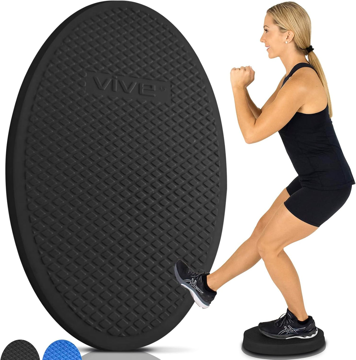 Oval Balance Pad - Wobble Cushion For Physical Therapy And Rehabilitation Equipment - Soft Stability Trainer Foam For Workouts, Yoga, Core Strength And Pilates - Device For Women, Men And Kids