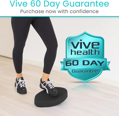 Oval Balance Pad - Wobble Cushion For Physical Therapy And Rehabilitation Equipment - Soft Stability Trainer Foam For Workouts, Yoga, Core Strength And Pilates - Device For Women, Men And Kids