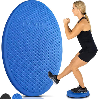 Oval Balance Pad - Wobble Cushion For Physical Therapy And Rehabilitation Equipment - Soft Stability Trainer Foam For Workouts, Yoga, Core Strength And Pilates - Device For Women, Men And Kids