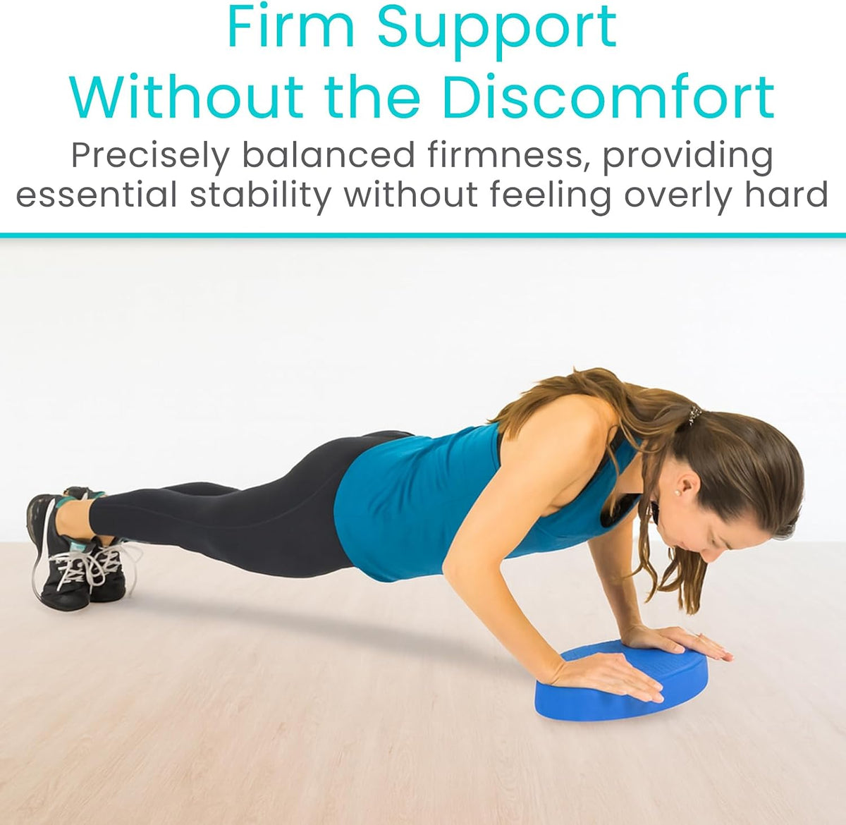 Oval Balance Pad - Wobble Cushion For Physical Therapy And Rehabilitation Equipment - Soft Stability Trainer Foam For Workouts, Yoga, Core Strength And Pilates - Device For Women, Men And Kids