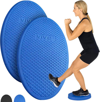 Oval Balance Pad - Wobble Cushion For Physical Therapy And Rehabilitation Equipment - Soft Stability Trainer Foam For Workouts, Yoga, Core Strength And Pilates - Device For Women, Men And Kids