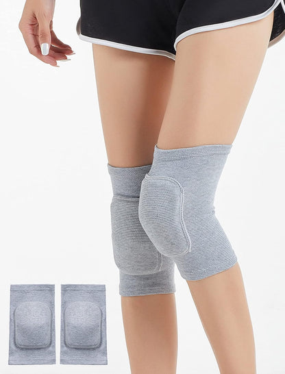 Dance, Wrestling, Basketball, Volleyball Knee Pads for Women, Knee Protector Soft Knee Pads for Work (Black, L)