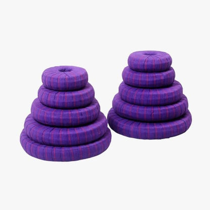 Yoga Chumbal Set Of 10pcs, Pune Chumbals set, Iyengar Yoga, Yoga donuts, Yoga props