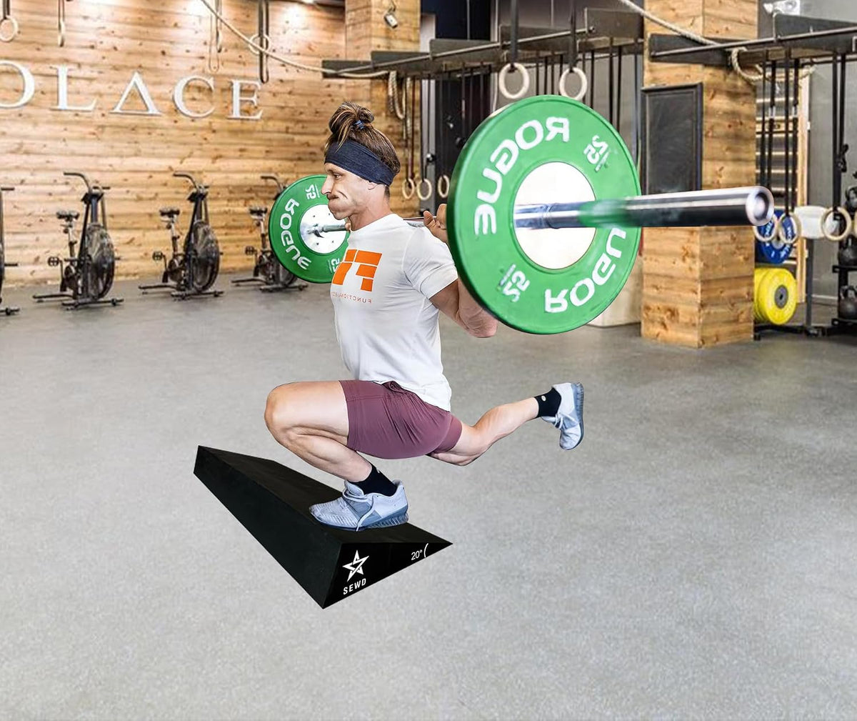 Extra Large 20 Degree Slant Board Squat Wedge