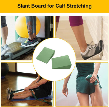Squat Wedge Block Foam Stretch Slant Board Wedge Yoga Knee Pad Back Support