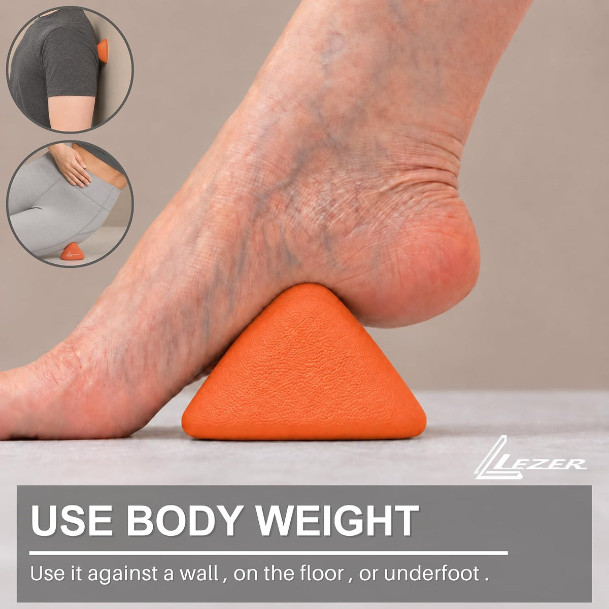 Trigger Massage Point, 3-Angle Deep Tissue Massager, Muscle Release, Blue