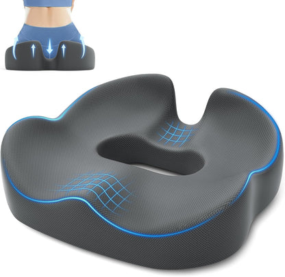 Large Donut Pillow Seat Cushion, Lifting Cushions (Black)