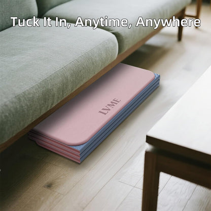 Foldable Yoga Mat, 71"x24"x1/3" Thick(8mm), Non Slip Exercise Mat