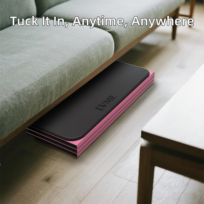 Foldable Yoga Mat, 71"x24"x1/3" Thick(8mm), Non Slip Exercise Mat